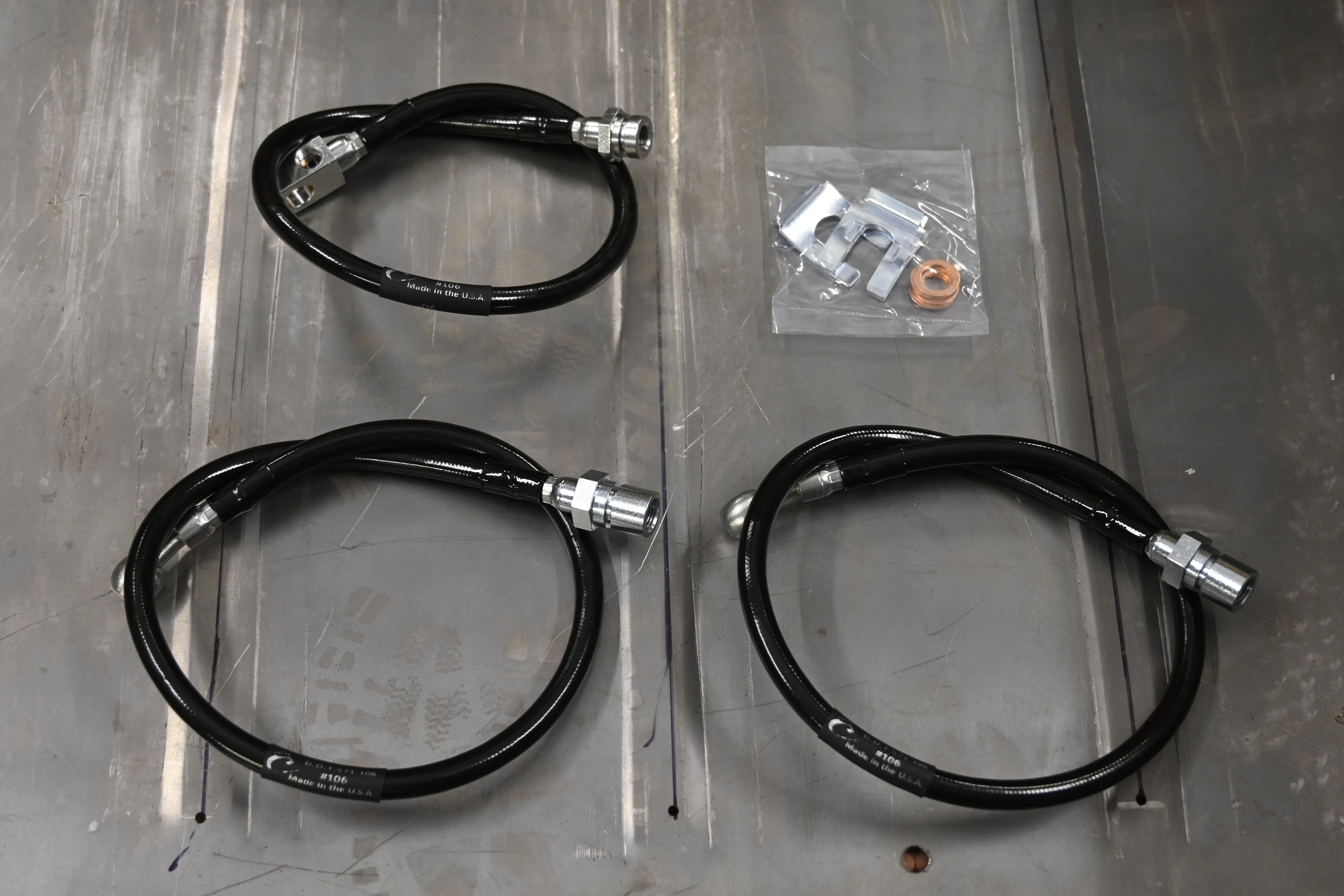 CJ7 Soft Brake Line Upgrade Kit (1976–1986)